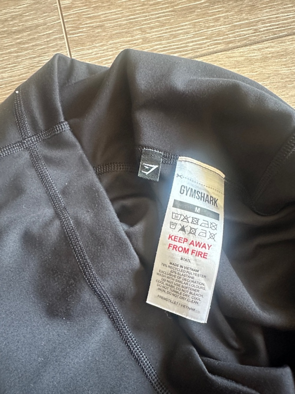 Gymshark Black High-Waist Performance Leggings - Picture 2 of 3
